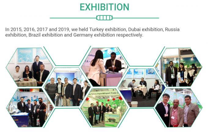 رول های گازی قابل تنظیم با 12x8 میش و 32 سانتی متر نخ پنبه ای غیر استریل و گزینه اشعه ایکس 10