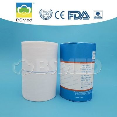رول گاز پانسمان پنبه‌ای جاذب یکبار مصرف 4 لایه غیر استریل OEM سایز سفارشی کالای مصرفی پزشکی دارای گواهینامه CE برای پانسمان زخم